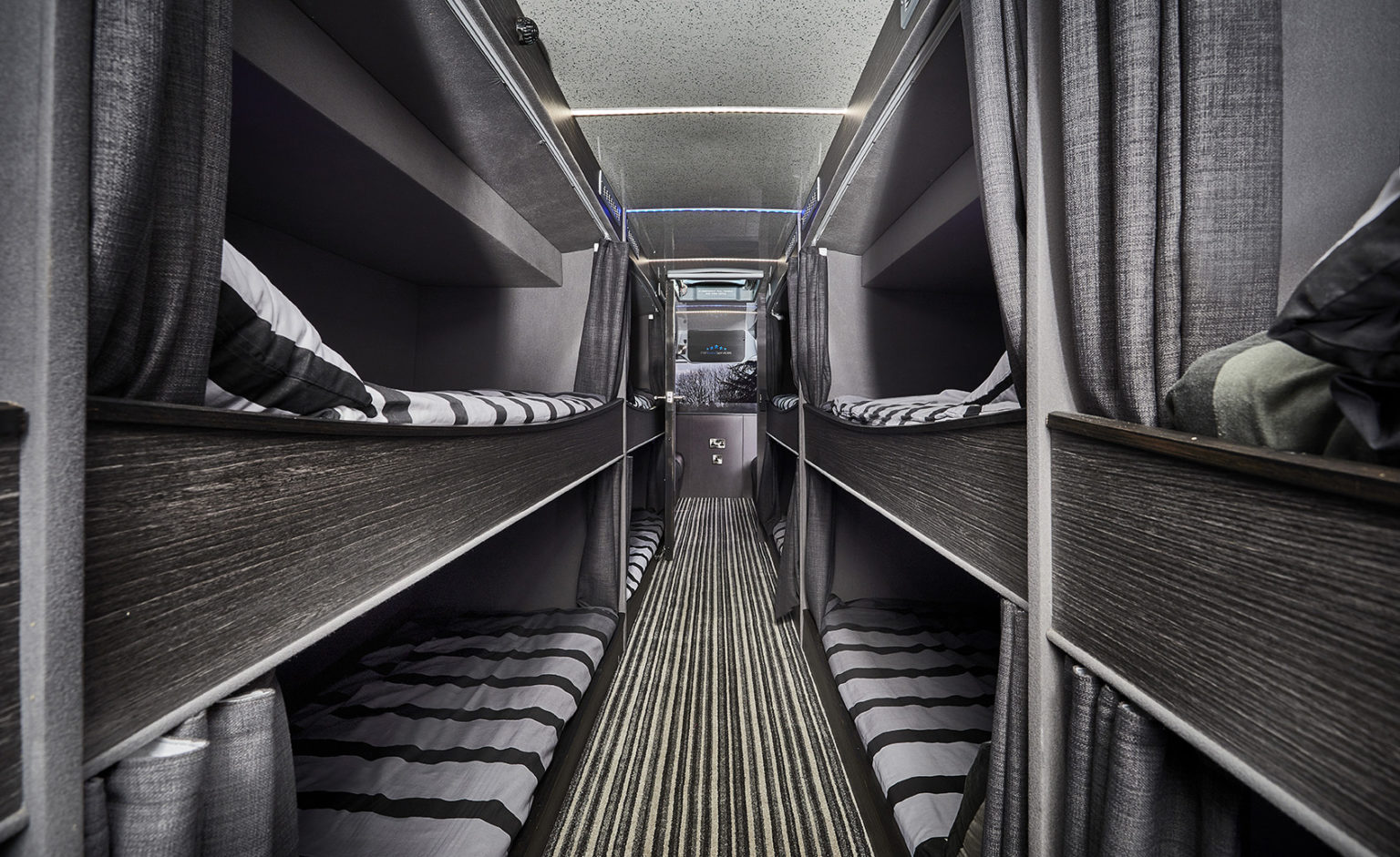 Double Decker Sleeper Bus - Band Tour Bus UK & Europe Sleeper Coach